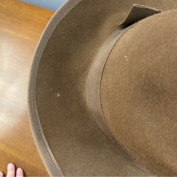 Banana Republic Safari & Travel Co. Vintage 100%‎ Wool Fedora Hat Indiana Jones main image 9